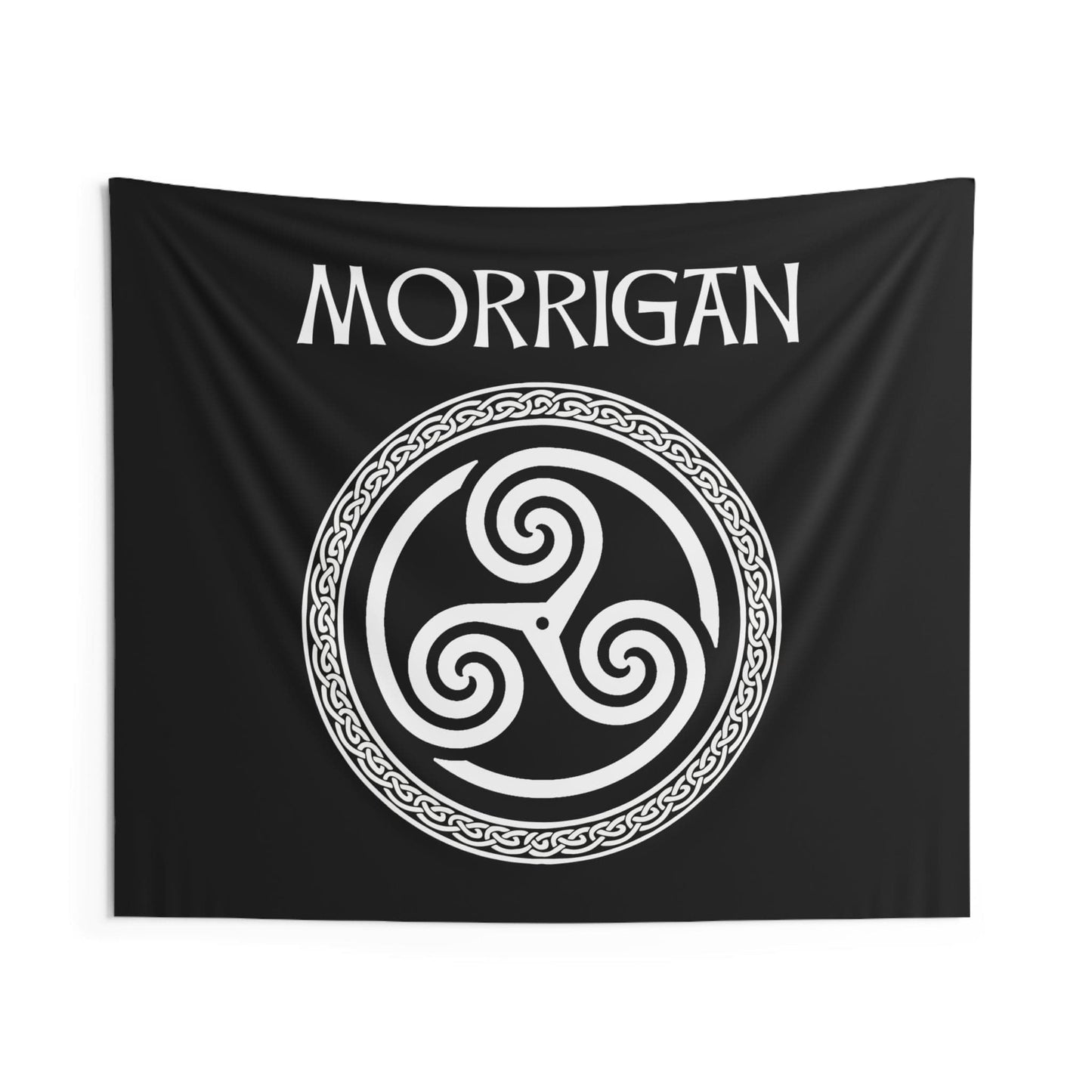 60" × 50" Morrigan Celtic Goddess of Witchcraft, Magic and Death Indoor Wall Tapestry 60" x 50"