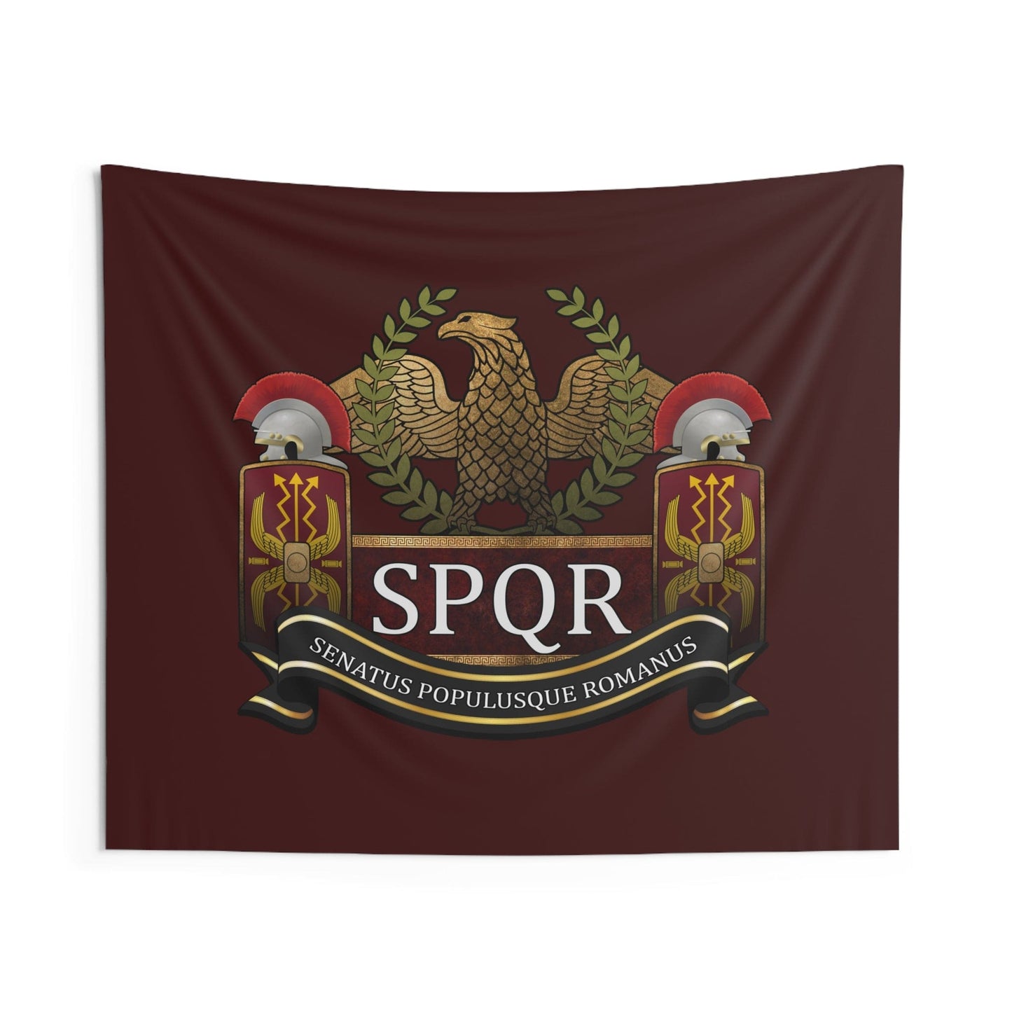 60" × 50" SPQR Legionary of Rome - Roman Empire - Roman Army Indoor Wall Tapestry 60" x 50"