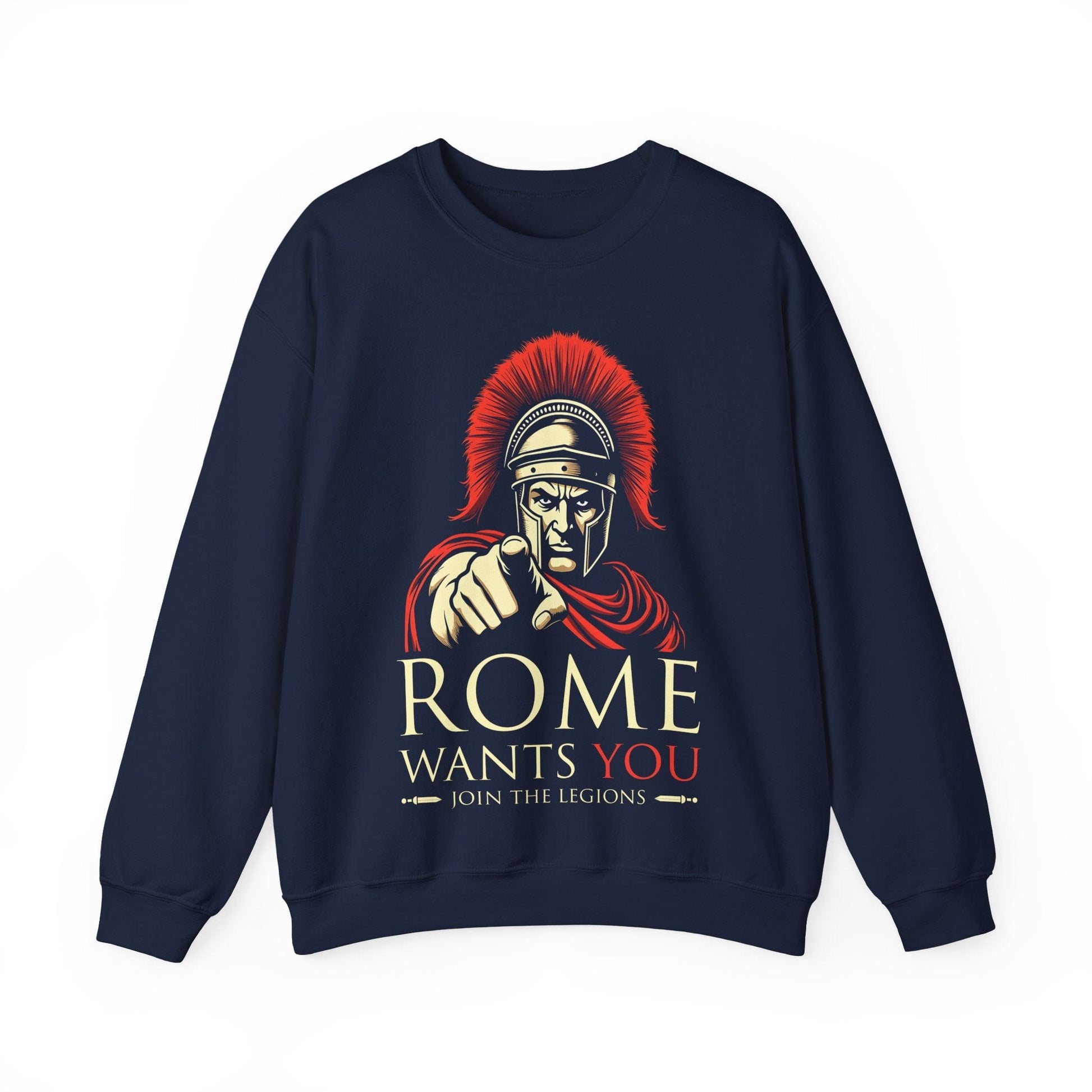 S / Navy ROME WANTS YOU - Join the Legions Sweatshirt