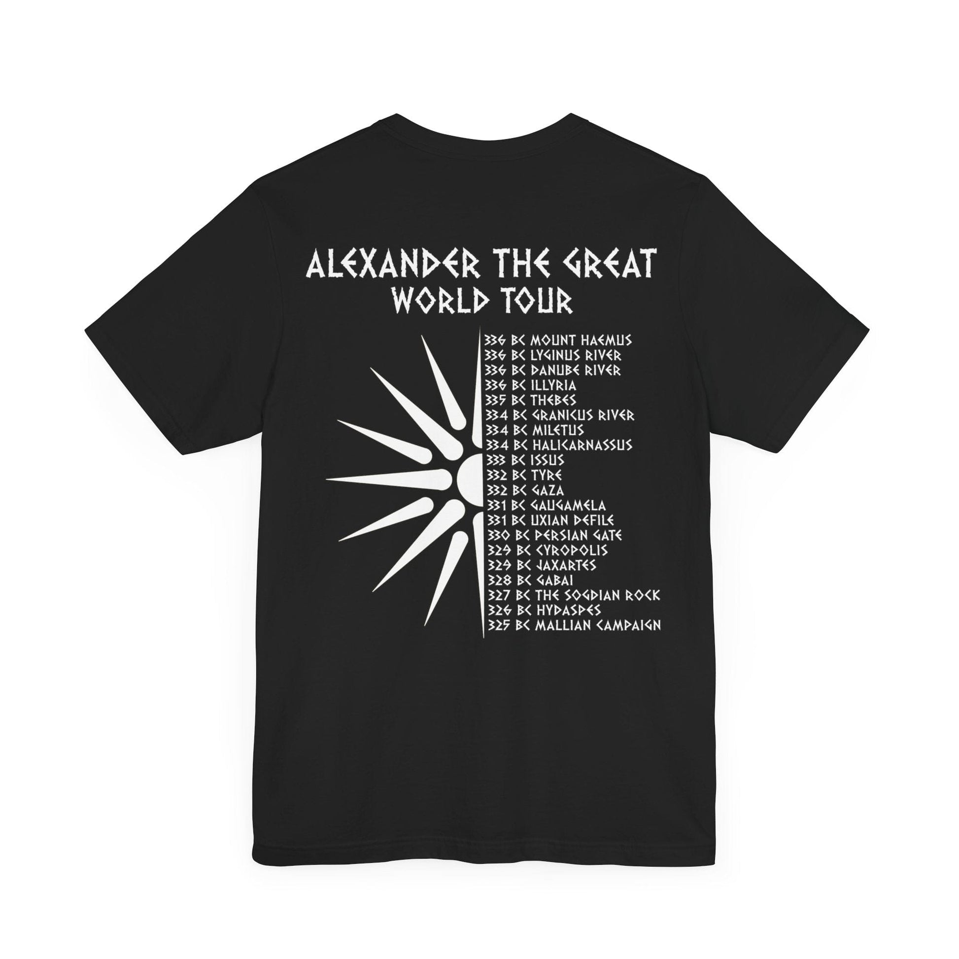 Alexander the Great World Tour T-Shirt