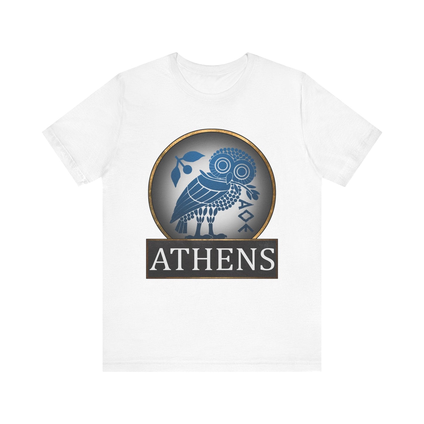 Ancient Athens - Athenian Owl Symbol of Greek Goddess Athena T-shirt
