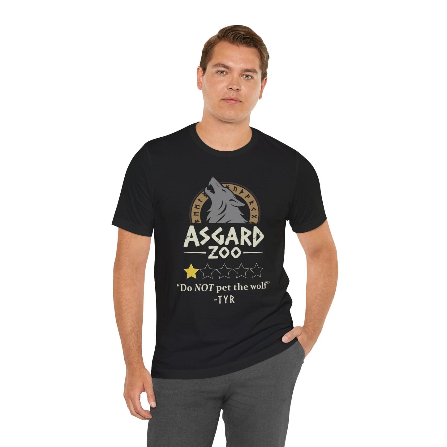 Asgard Zoo 1 Star Review - Funny Norse Mythology T-Shirt