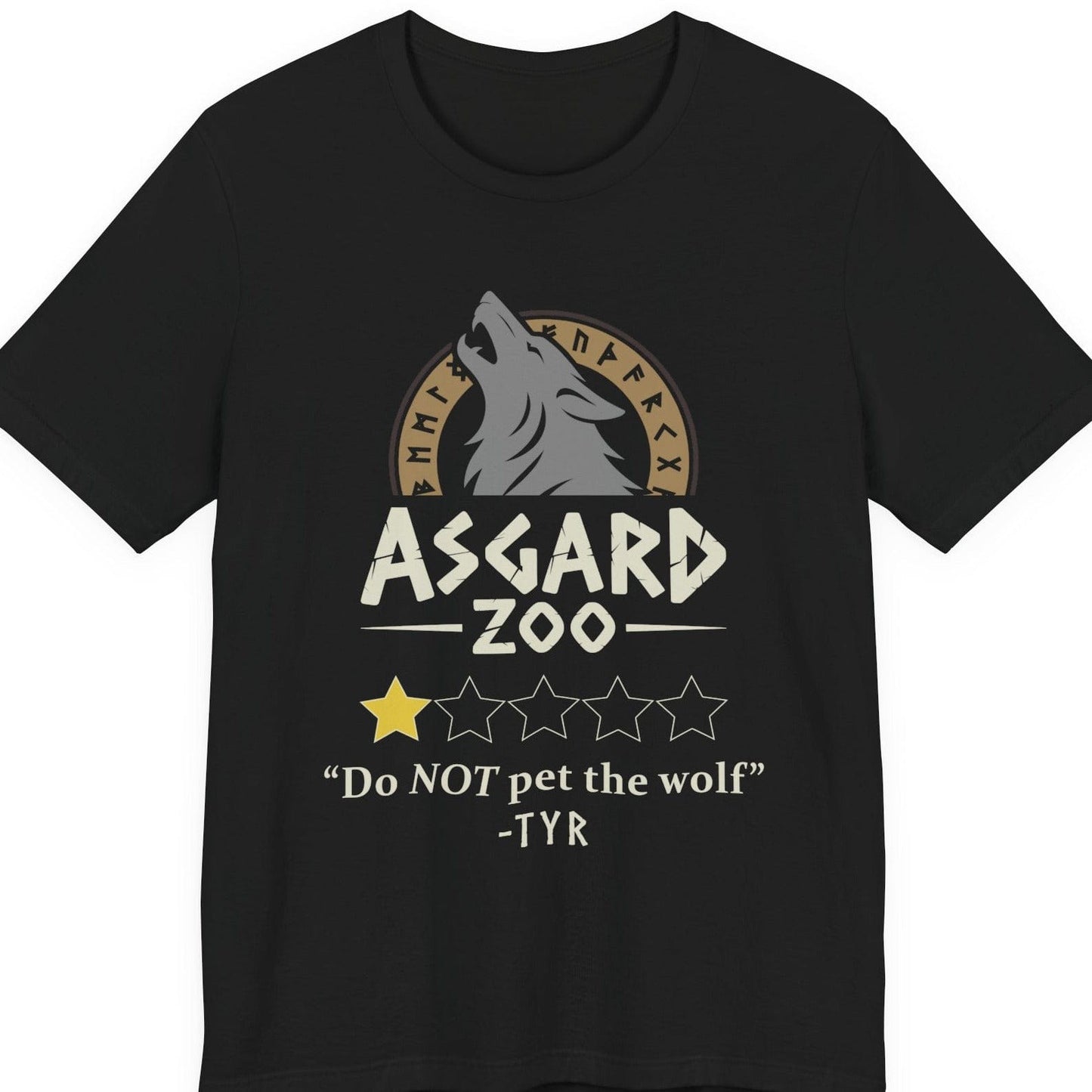 Asgard Zoo 1 Star Review - Funny Norse Mythology T-Shirt