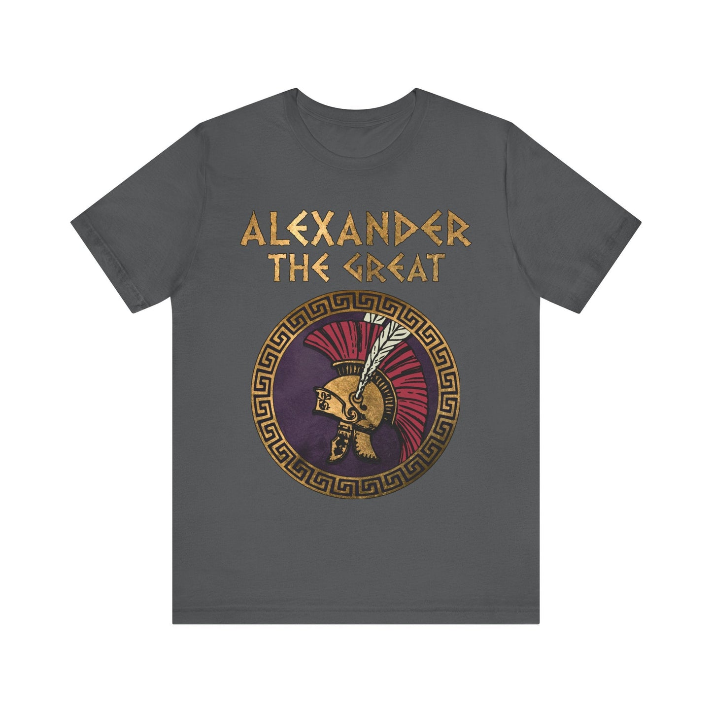 Asphalt / S Alexander the Great Conquer T-shirt