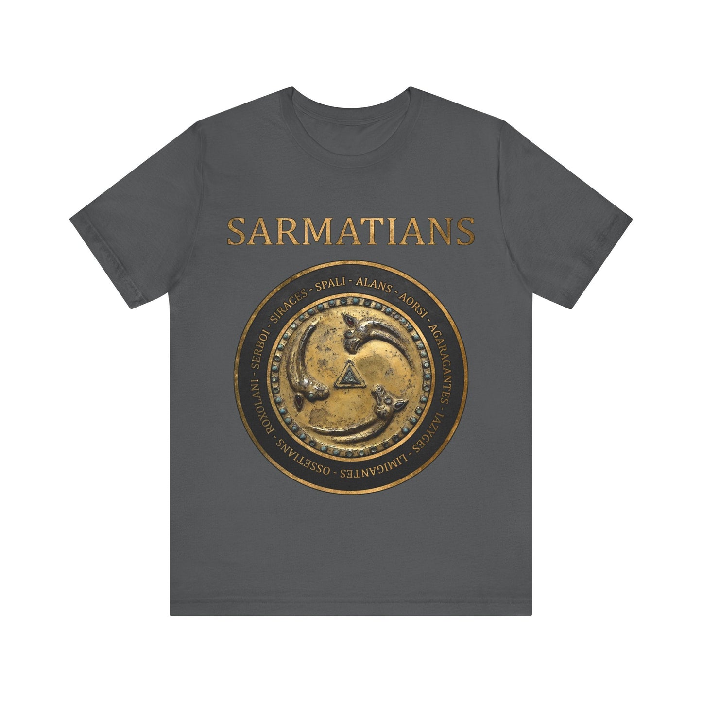 Asphalt / S Ancient Sarmatian Tribes T-Shirt
