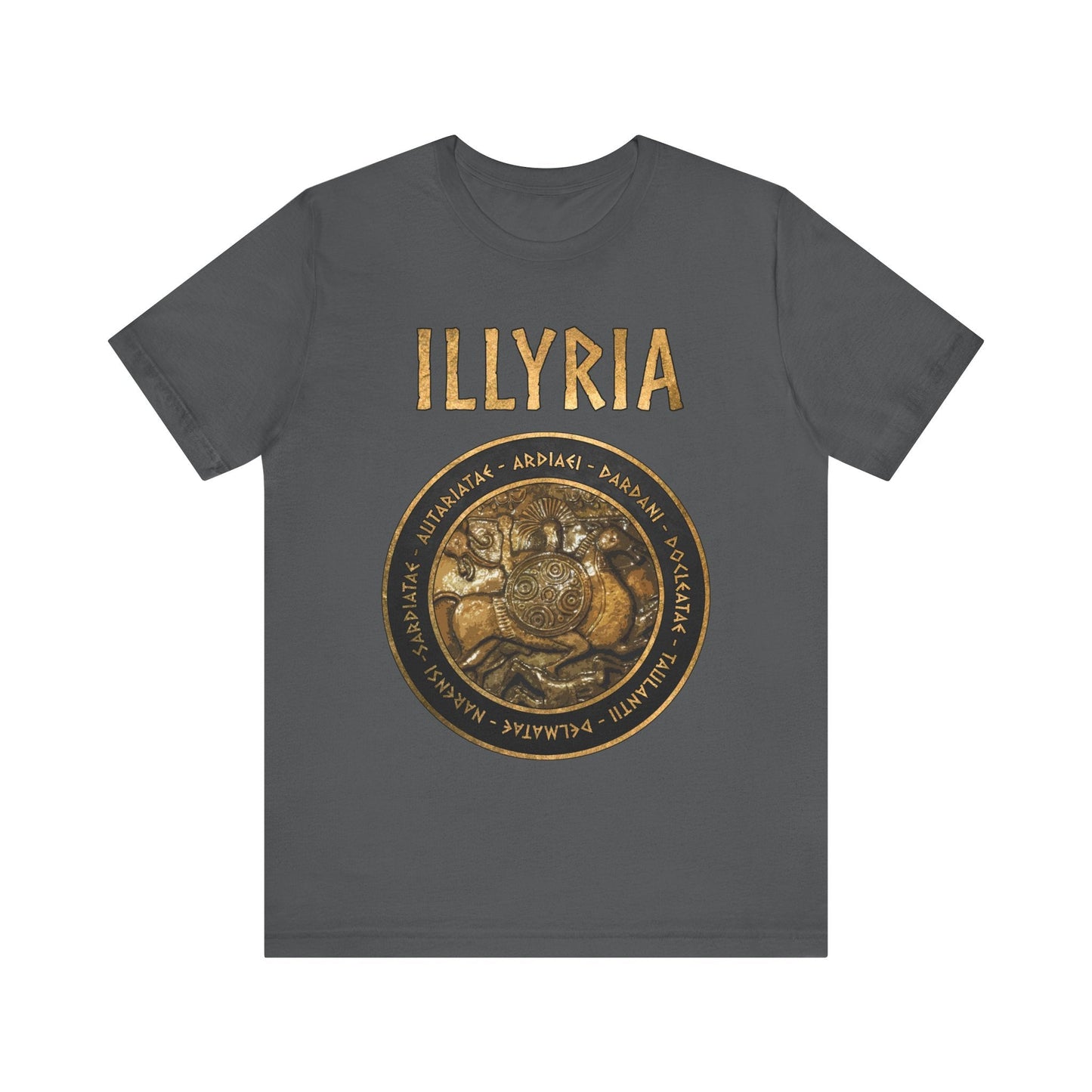 Asphalt / S Illyria Ancient Illyrian Tribes T-Shirt