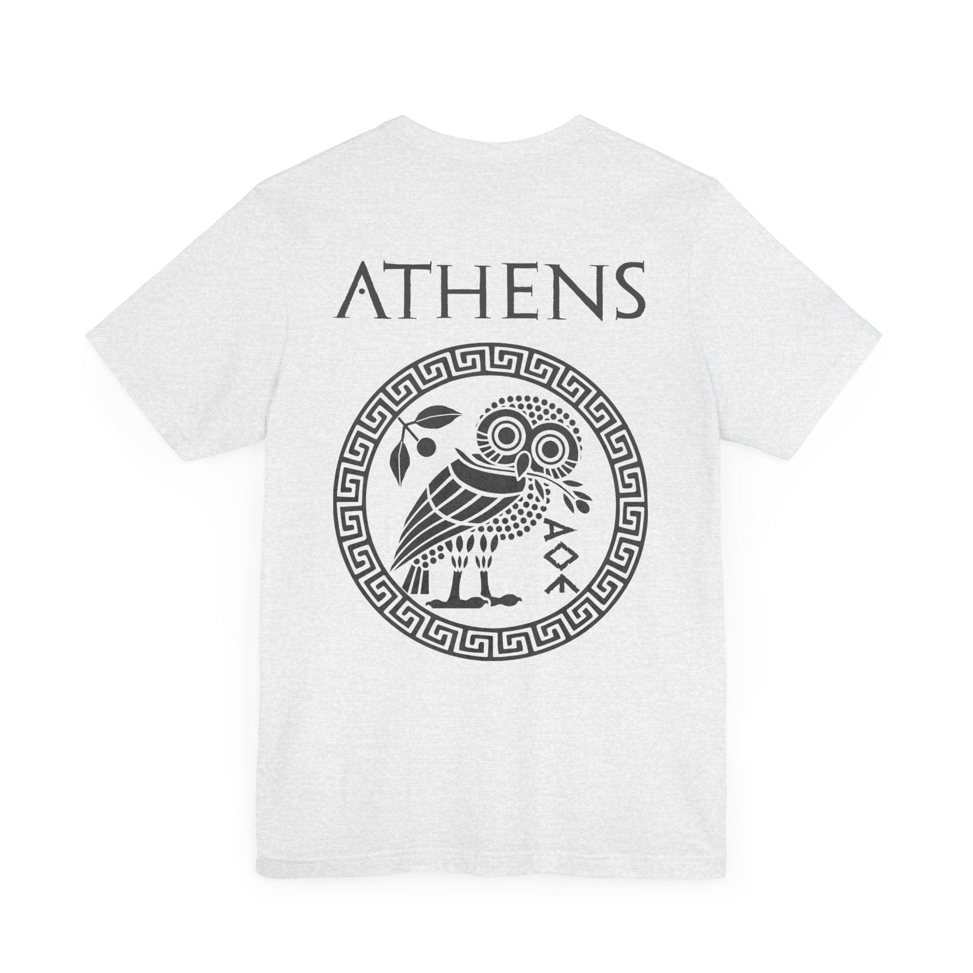 Athens Athenian Owl - Double Sided T-Shirt