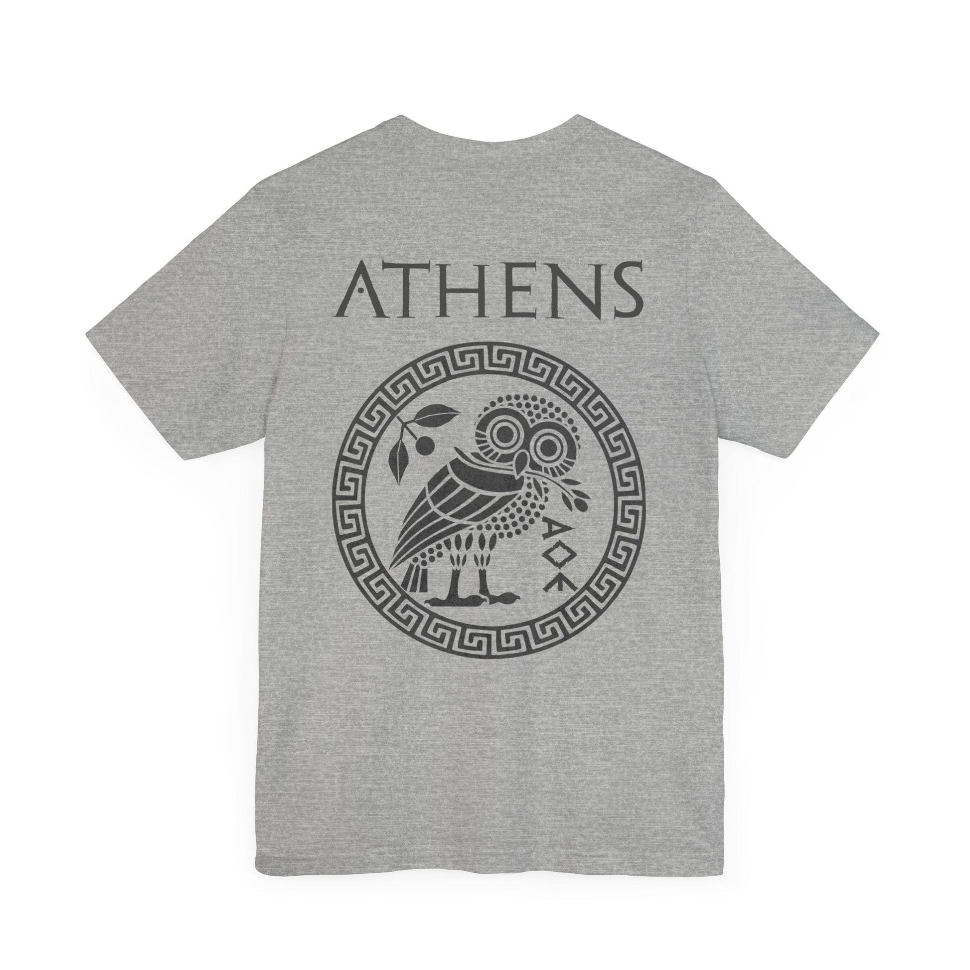 Athens Athenian Owl - Double Sided T-Shirt