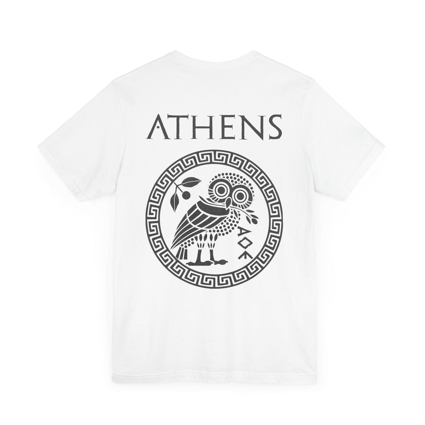 Athens Athenian Owl - Double Sided T-Shirt