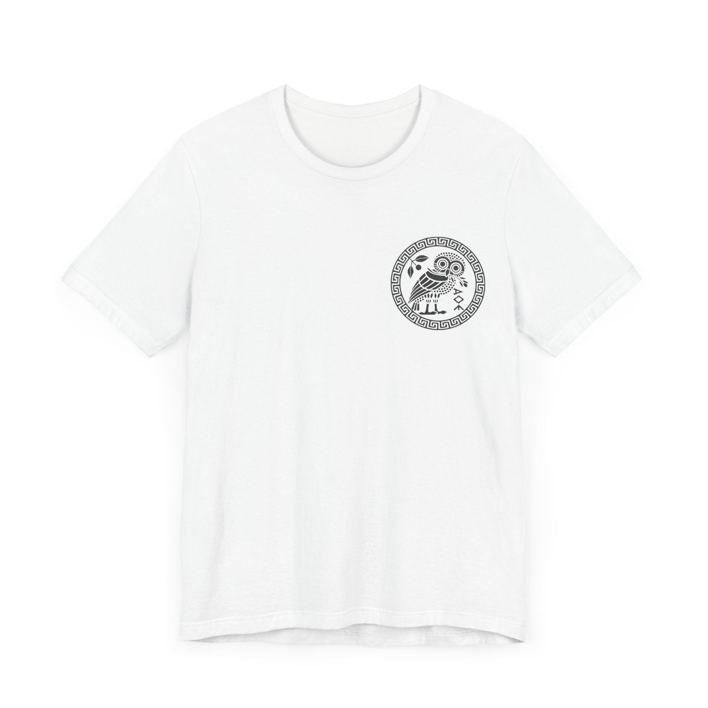 Athens Athenian Owl - Double Sided T-Shirt