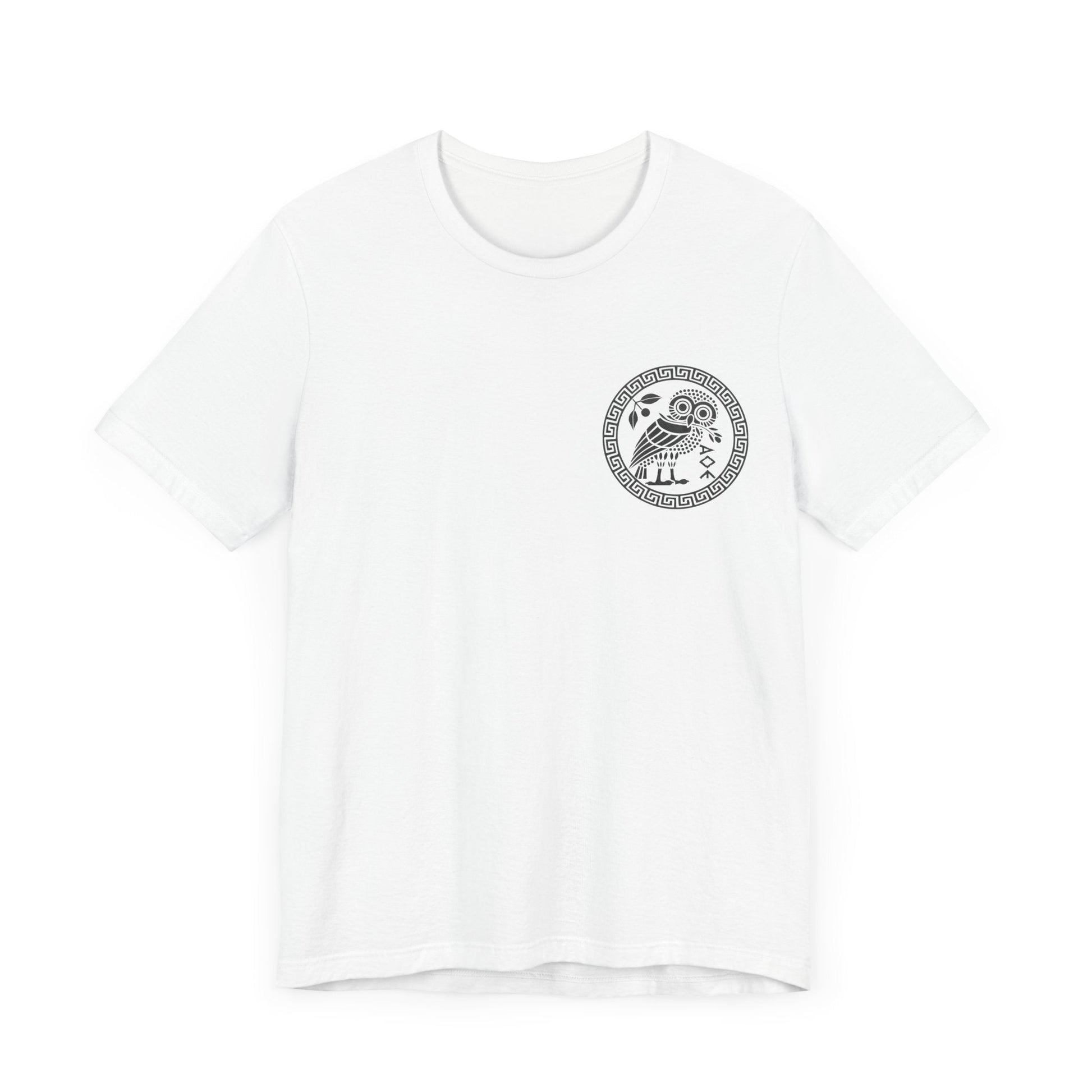 Athens Athenian Owl - Double Sided T-Shirt