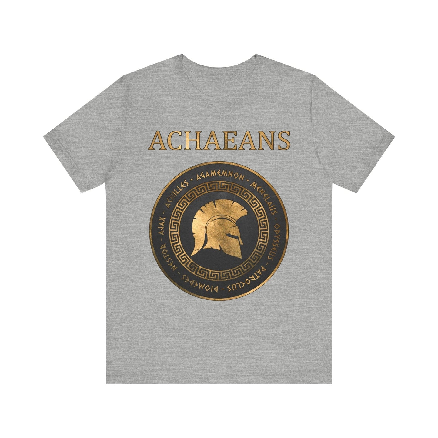 Athletic Heather / S Achaeans Greek Heroes of the Trojan War T-shirt