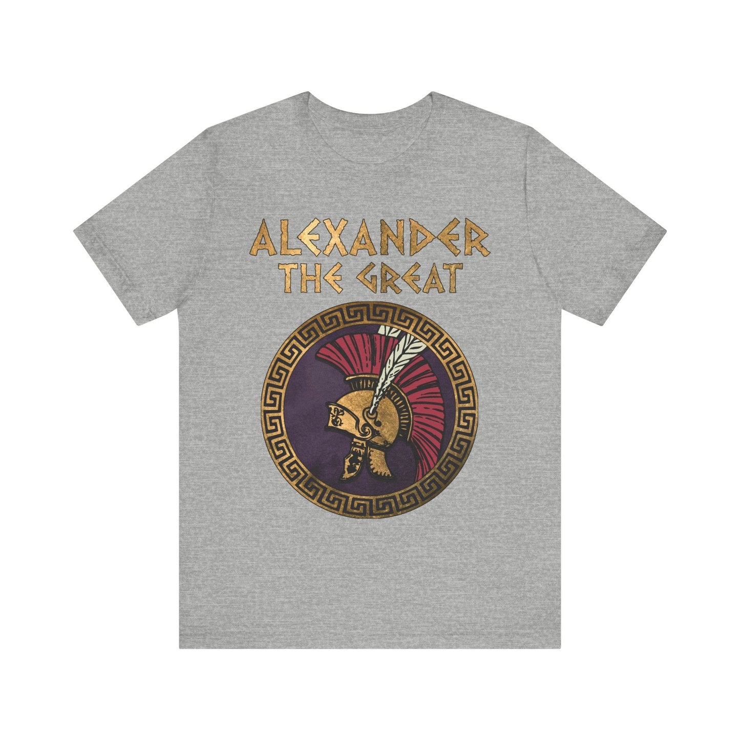 Athletic Heather / S Alexander the Great Conquer T-shirt