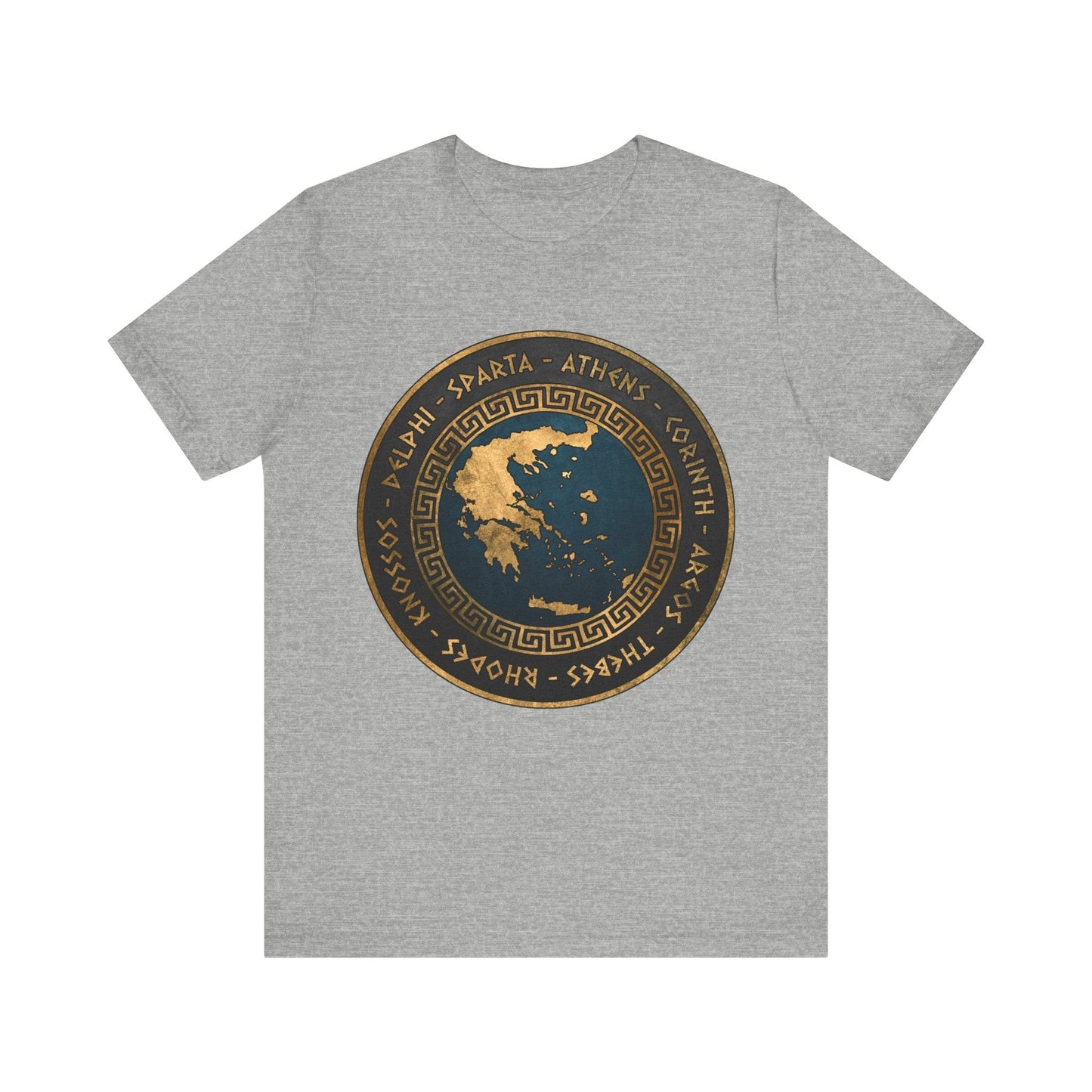 Athletic Heather / S Ancient Greek City-States T-Shirt