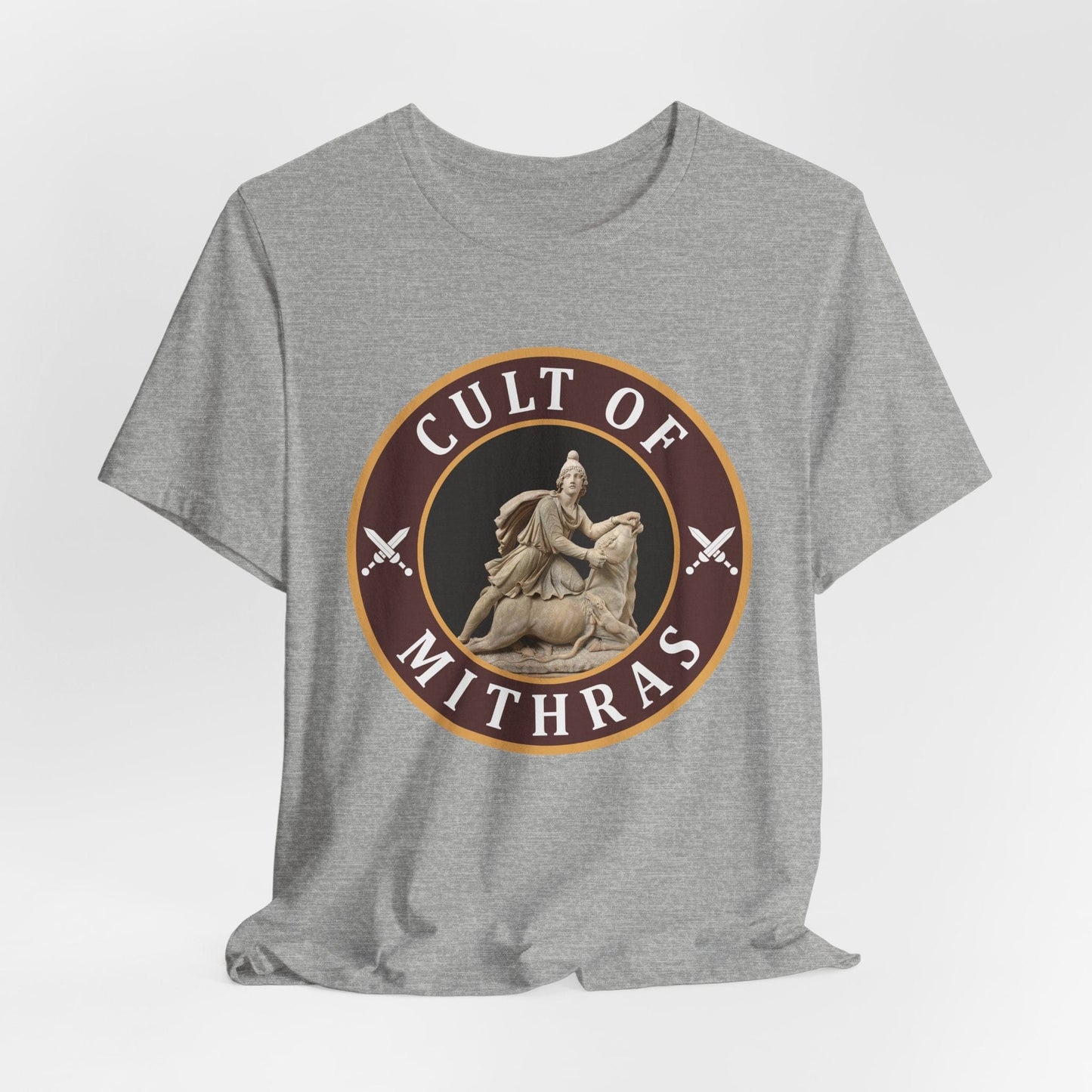 Athletic Heather / S Cult of Mithras Roman Mithraism T-Shirt