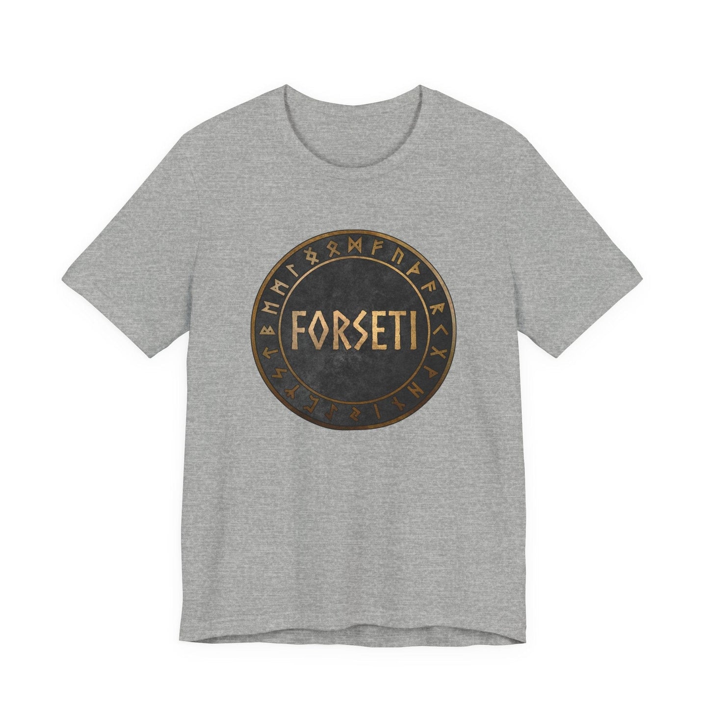 Athletic Heather / S Forseti Norse God T-Shirt