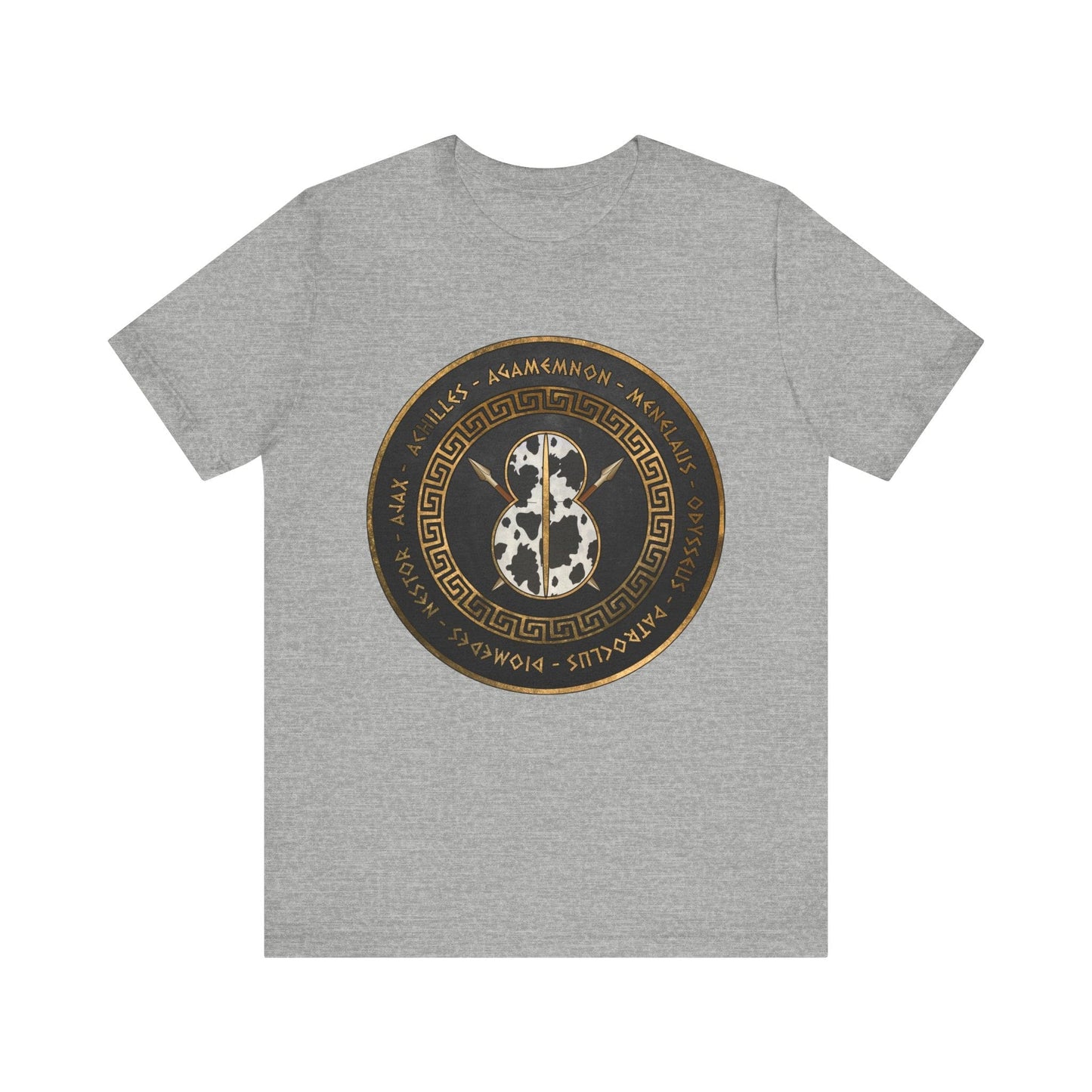 Athletic Heather / S Greek Heroes of the Trojan War T-Shirt