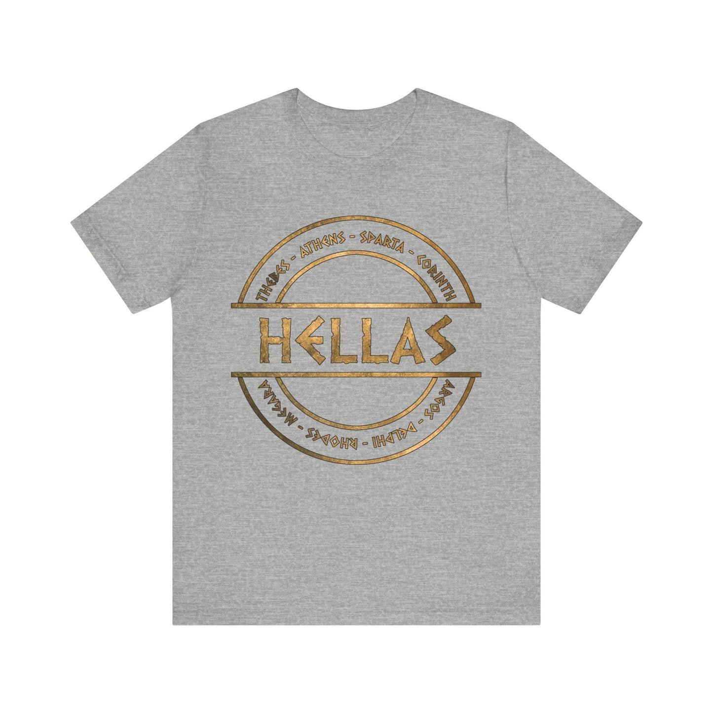 Athletic Heather / S Hellas City-States of Ancient Greece T-Shirt
