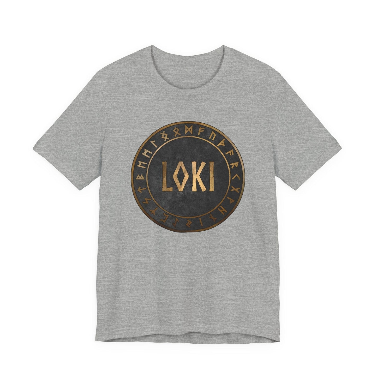 Athletic Heather / S Loki Norse God T-Shirt