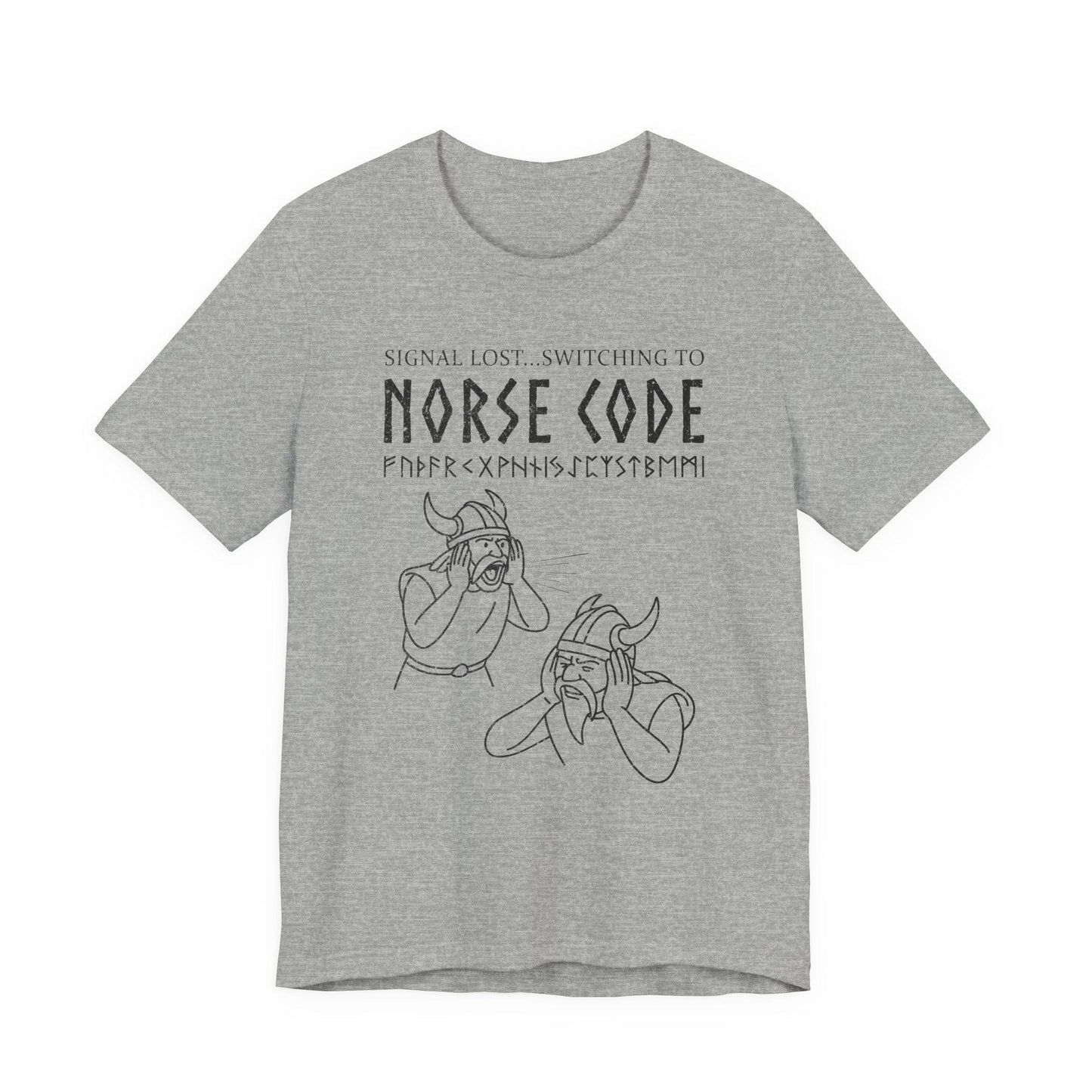 Athletic Heather / S Norse Code T-Shirt