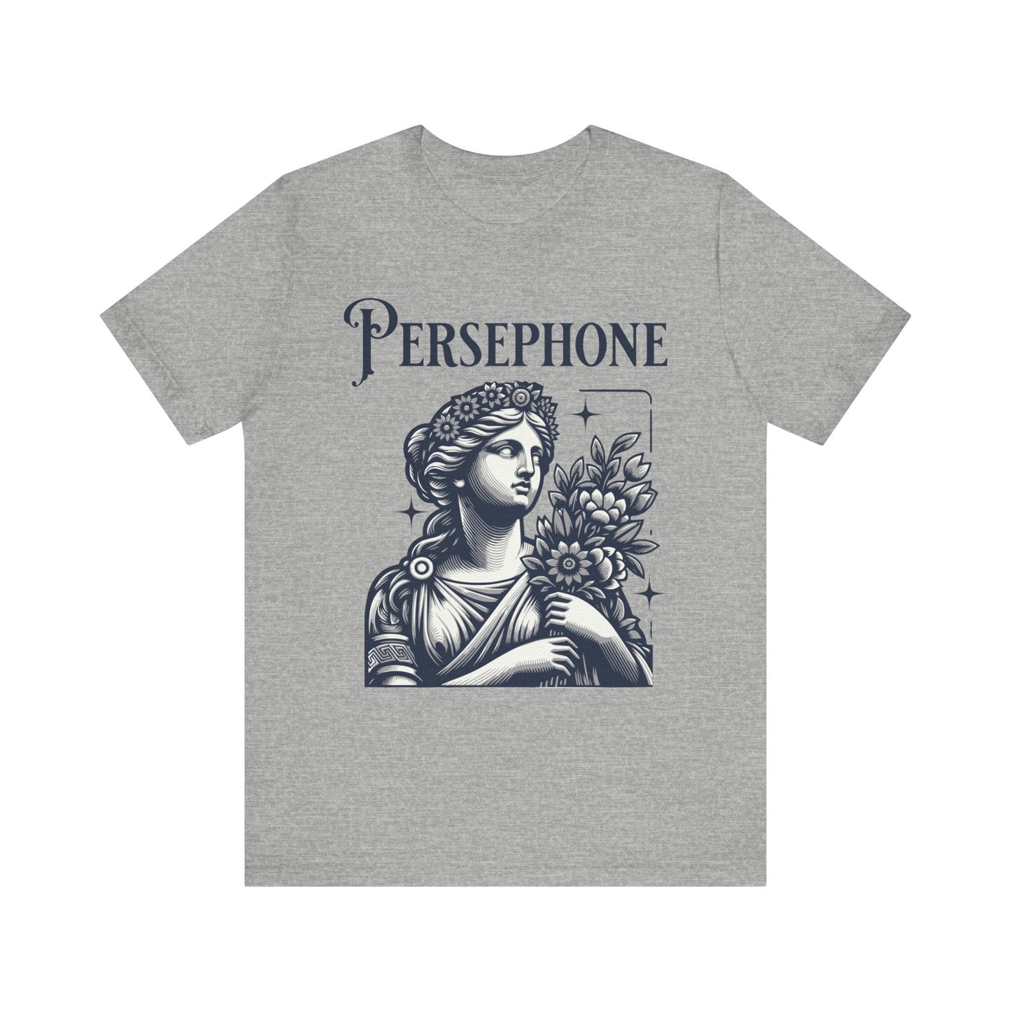 Athletic Heather / S Persephone Greek Goddess T-shirt