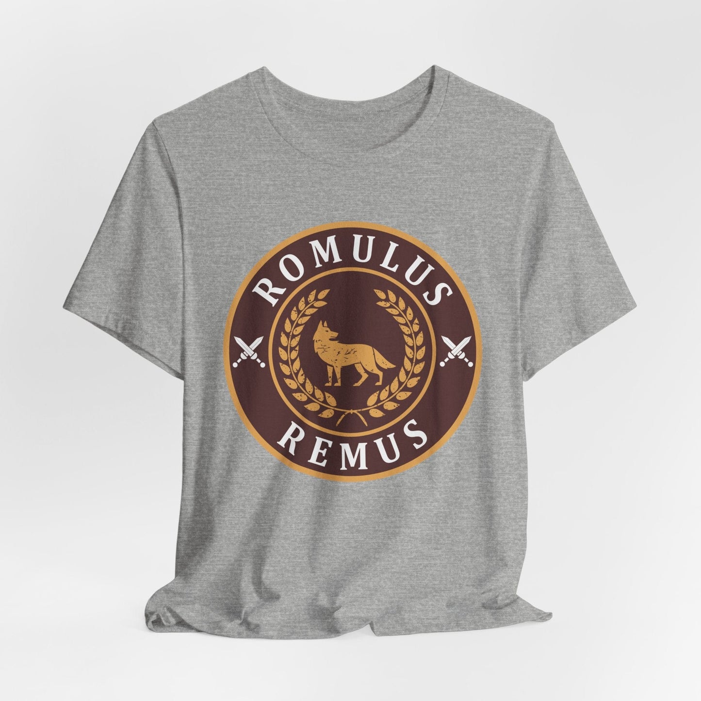 Athletic Heather / S Romulus and Remus - Founding of Rome T-Shirt