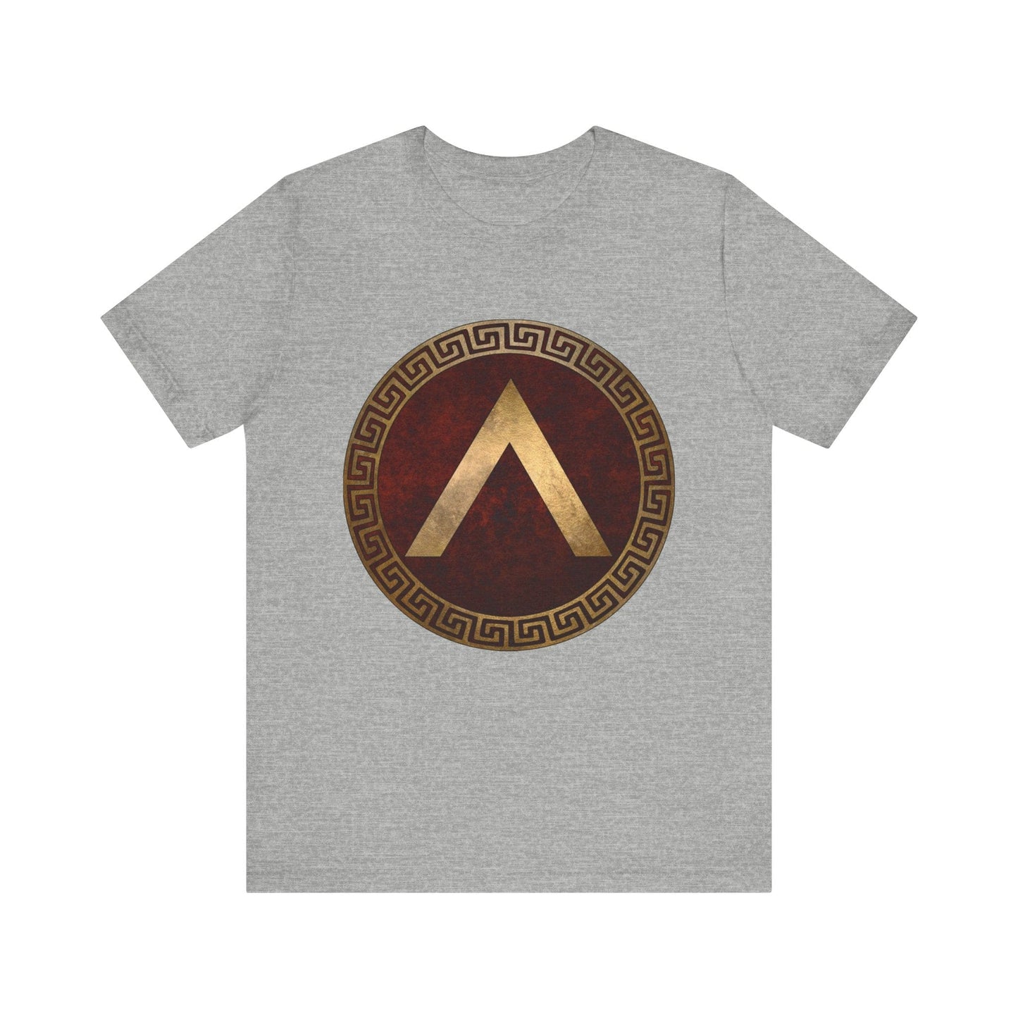 Athletic Heather / S Spartan Shield Lambda T-Shirt