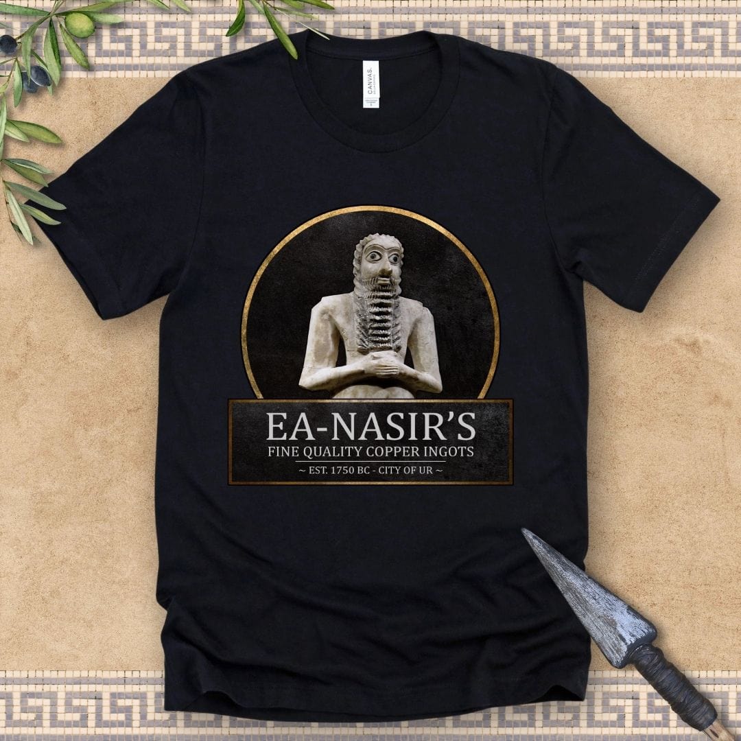 Black / 2XL Ea-Nasir's Fine Quality Copper Ingots T-Shirt