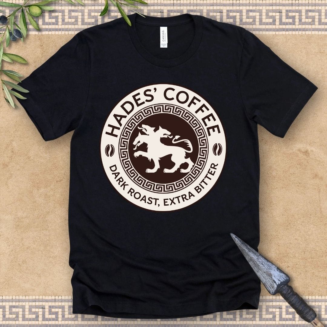 Black / 2XL Hades Coffee - Cerberus Logo T-Shirt