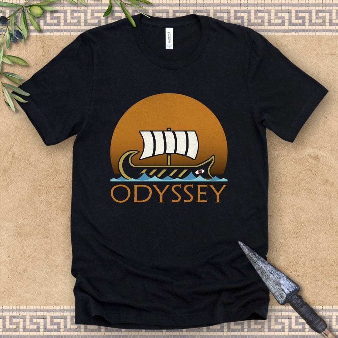 Black / 2XL The Odyssey of Homer T-Shirt