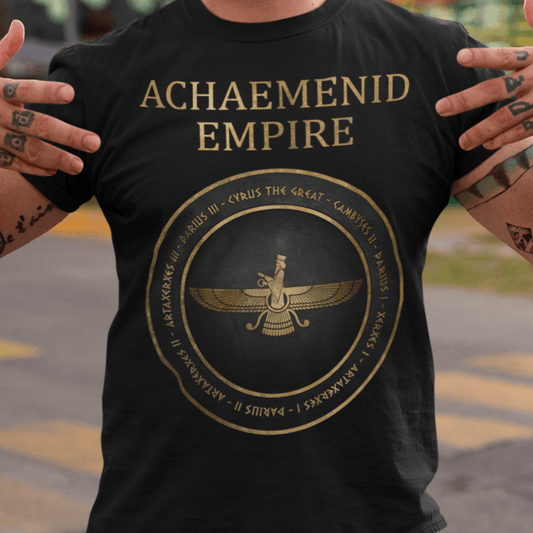 Black / S Achaemenid Persia Kings T-Shirt