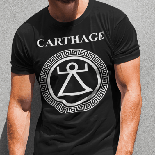 Black / S Ancient Carthage Tanit Symbol T-shirt