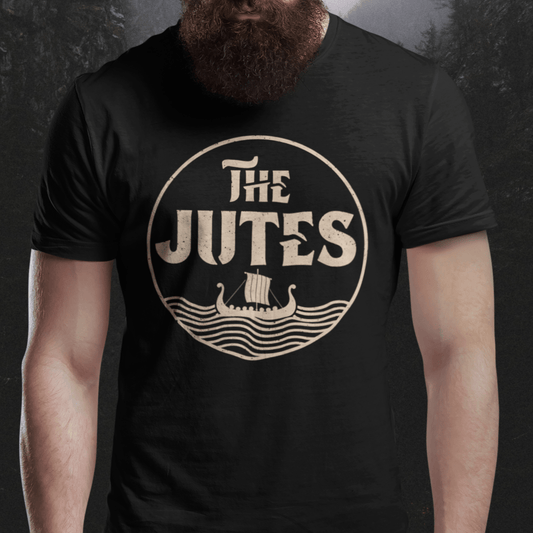 Black / S Jutes - Ancient Germanic Tribe T-Shirt