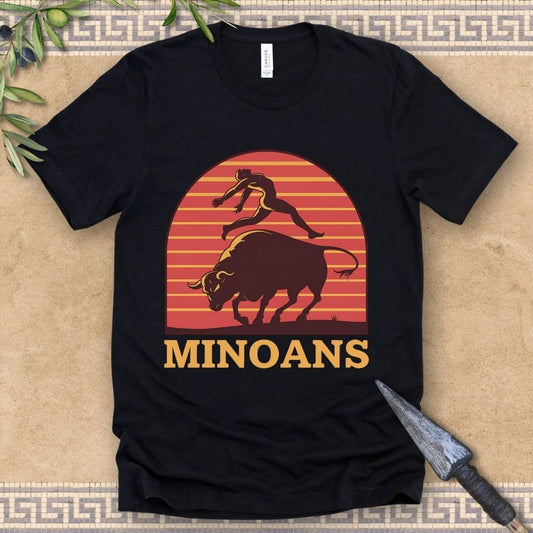 Black / S Minoans Bull Leaping T-Shirt