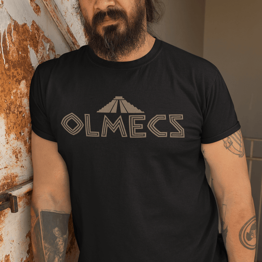 Black / S Olmecs Mesoamerican Civilization T-Shirt