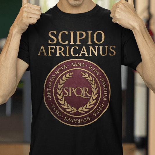 Black / S Scipio Africanus Battles T-Shirt