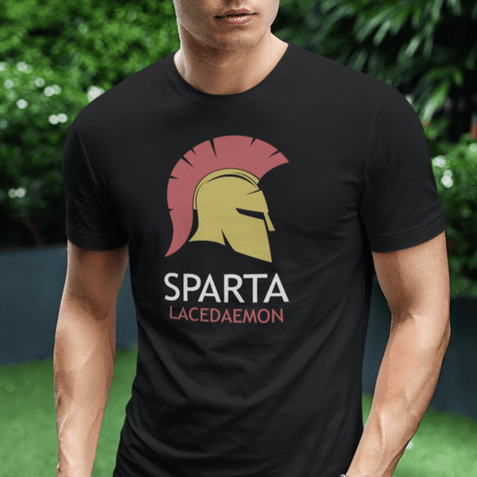 Black / S Sparta - Lacedaemon T-Shirt
