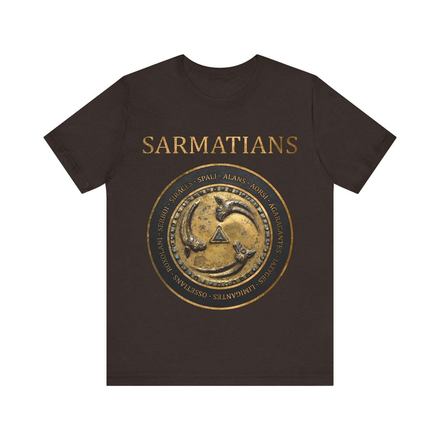 Brown / S Ancient Sarmatian Tribes T-Shirt