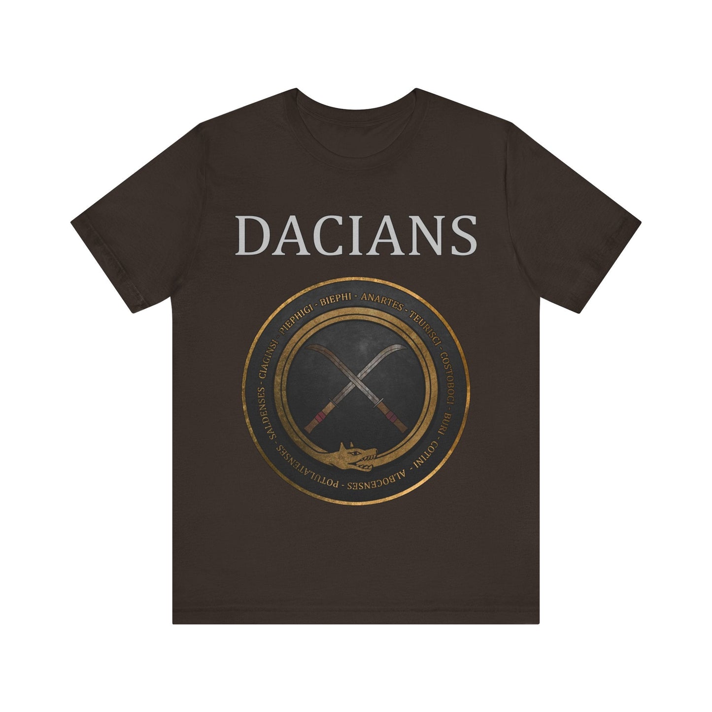 Brown / S Dacia - Ancient Dacian Tribes T-Shirt