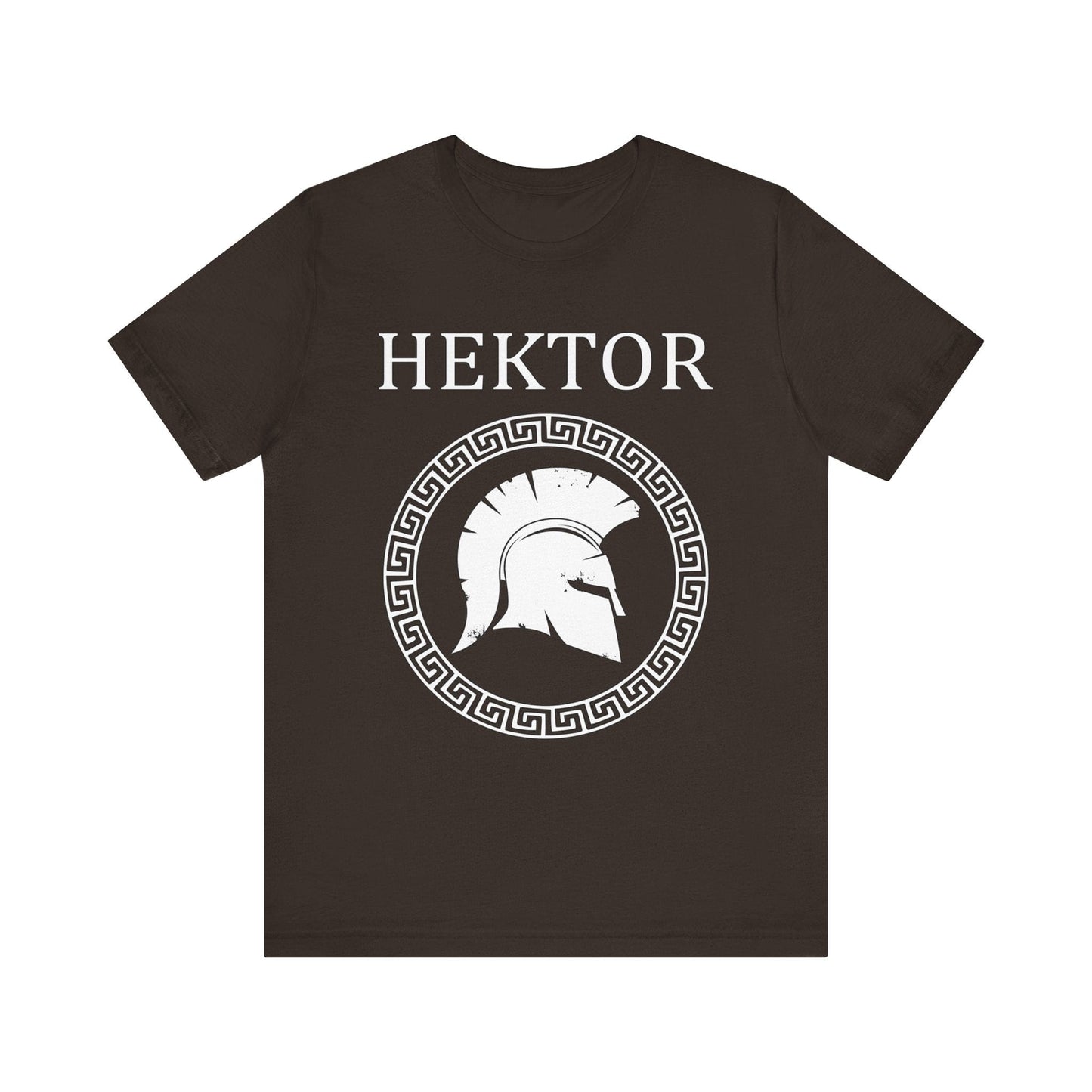 Brown / S Hektor of Troy - Hero of the Trojan War T-Shirt
