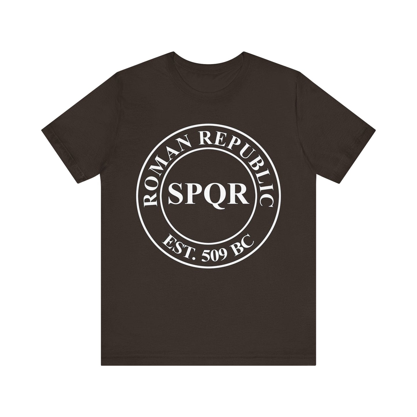 Brown / S Roman Republic Founding SPQR 509 BC T-Shirt