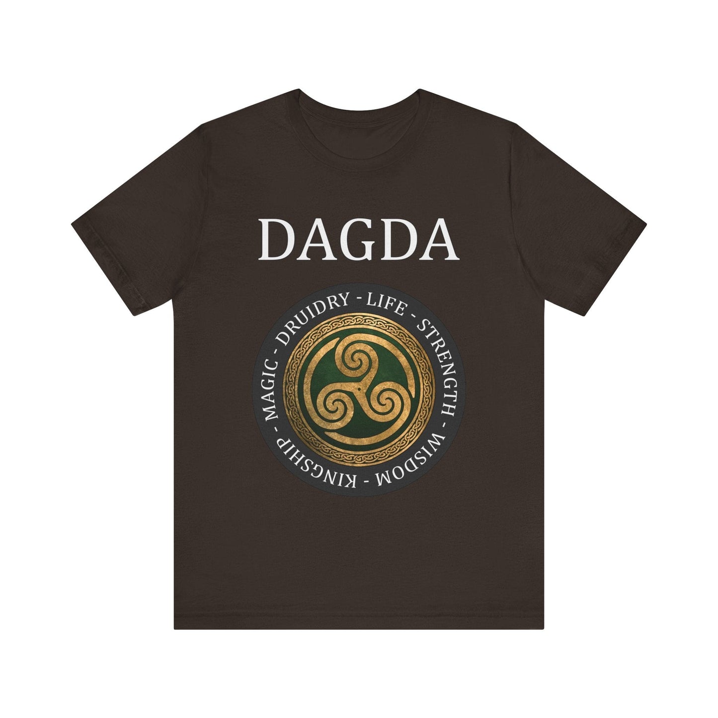 Brown / S The Dagda Ancient Celtic God T-Shirt