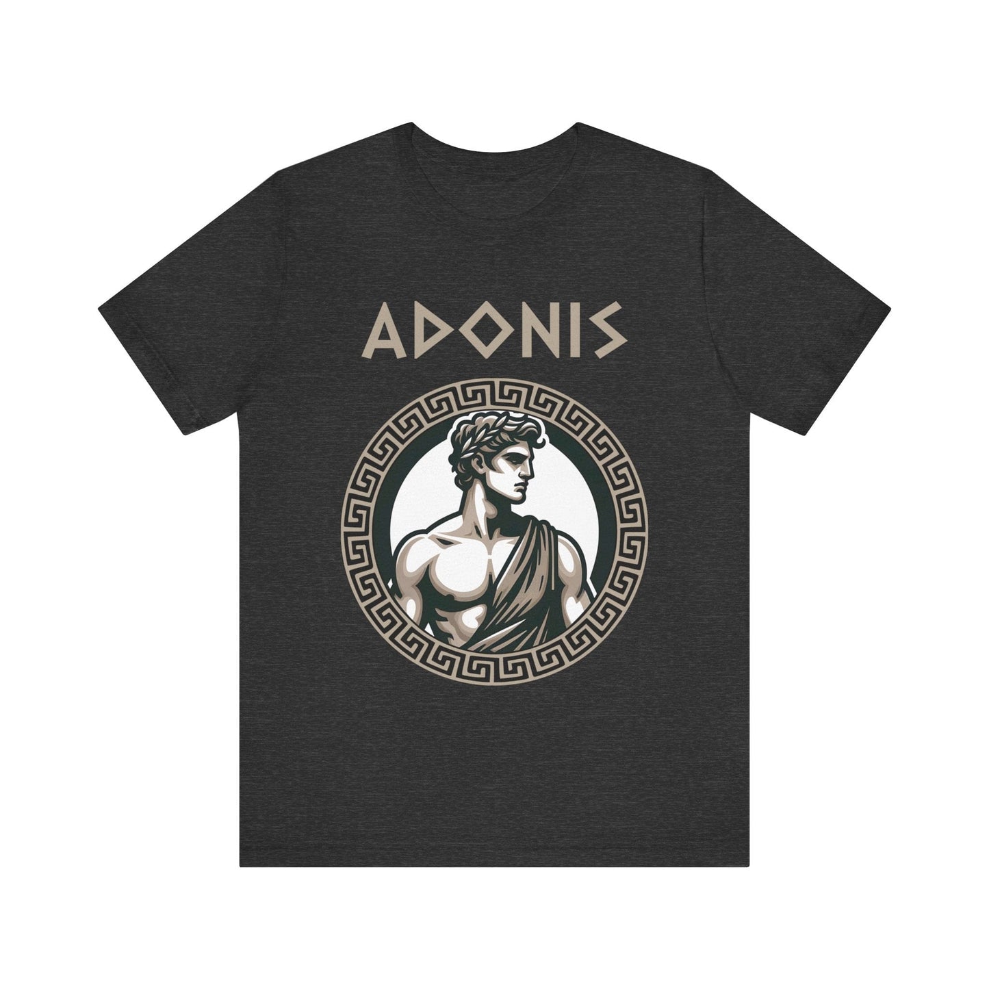 Dark Grey Heather / S Adonis Greek God T-Shirt