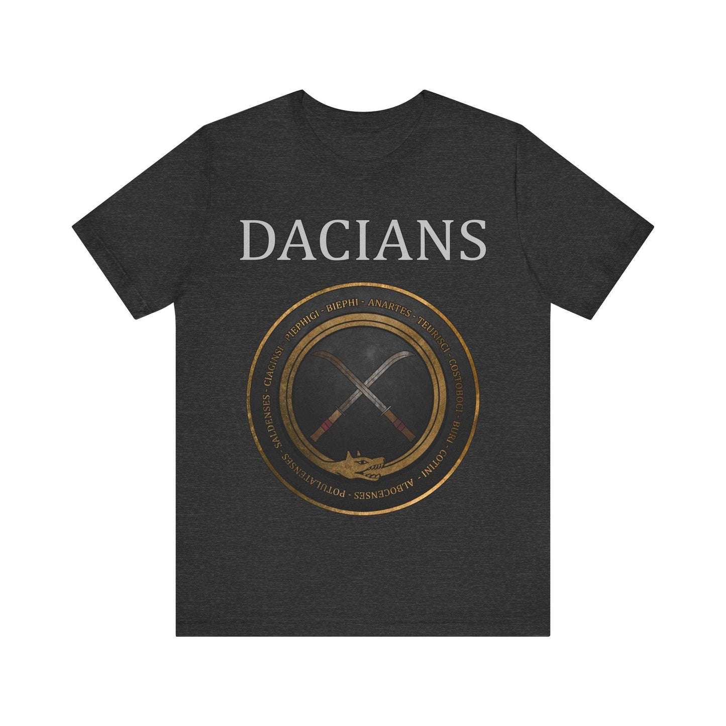 Dark Grey Heather / S Dacia - Ancient Dacian Tribes T-Shirt