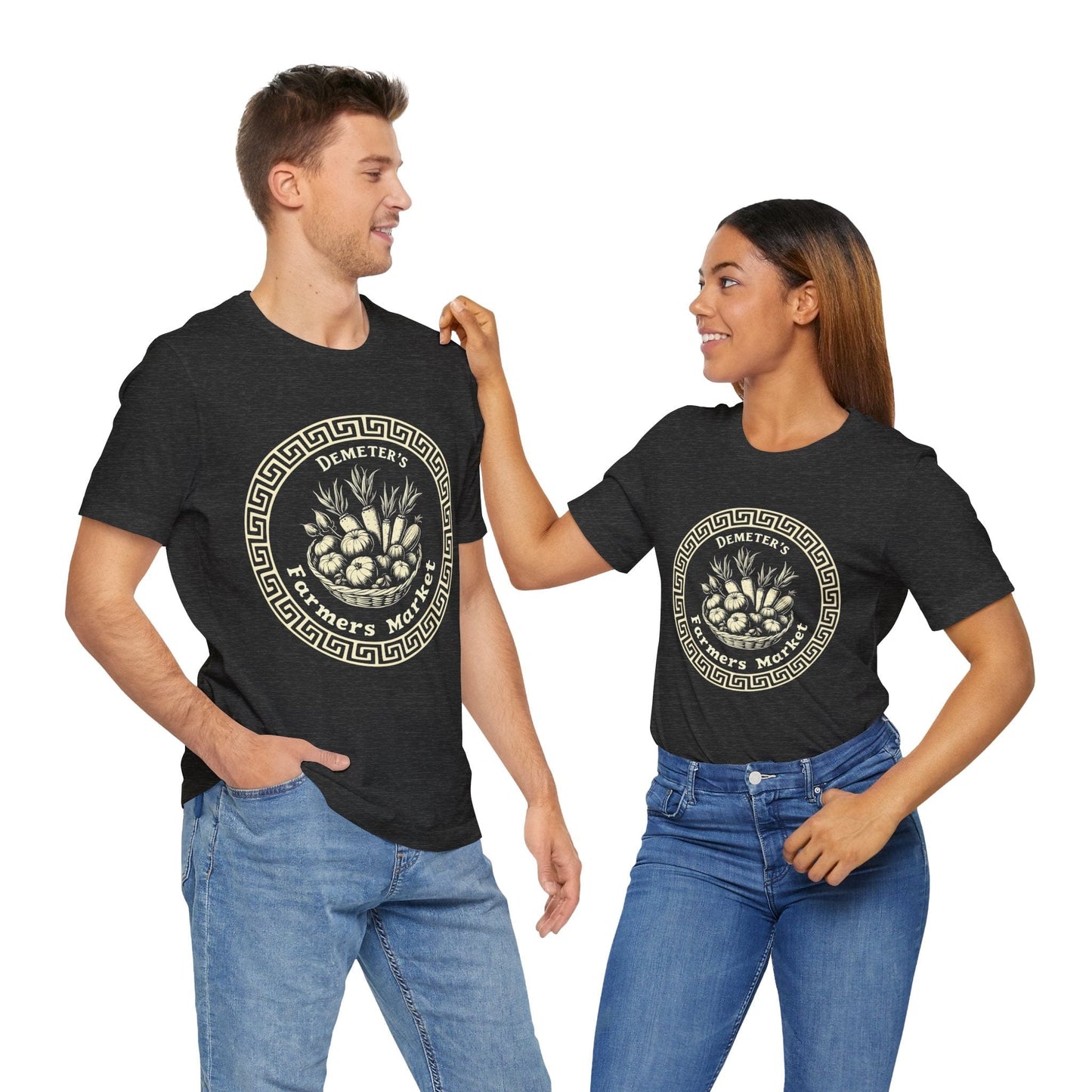 Dark Grey Heather / S Demeter's Farmers Market - Funny Greek Mythology T-shirt