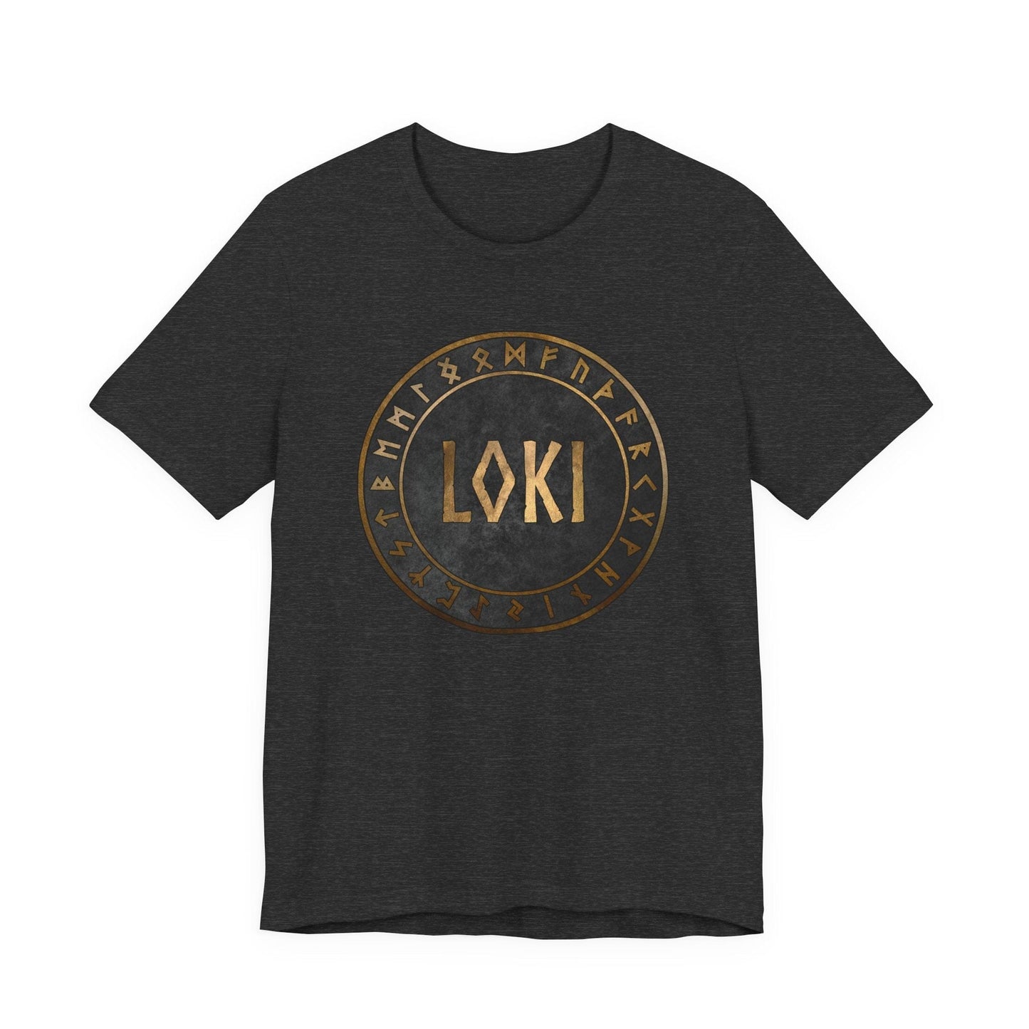 Dark Grey Heather / S Loki Norse God T-Shirt