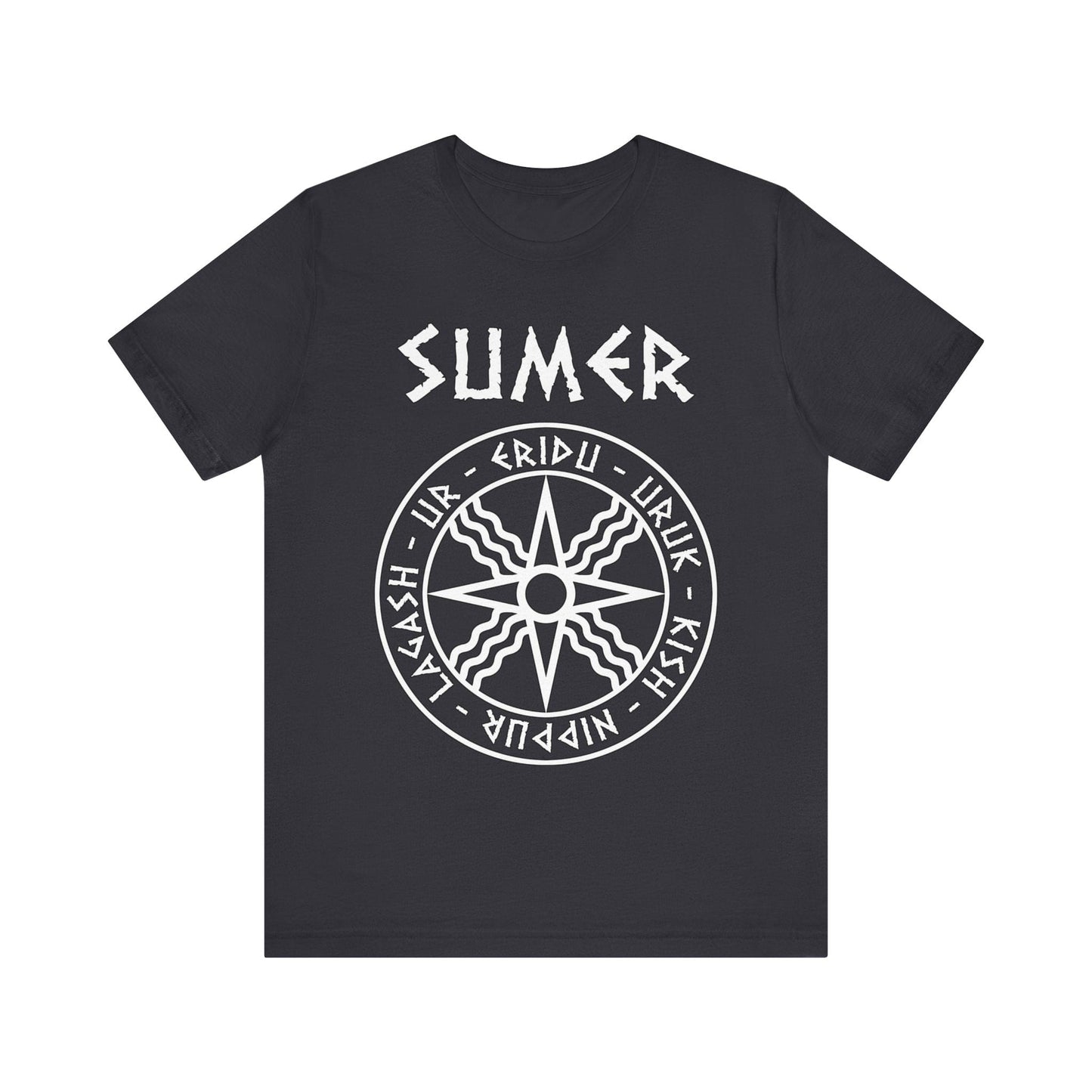 Dark Grey / S Sumer Ancient Mesopotamian Cities T-Shirt