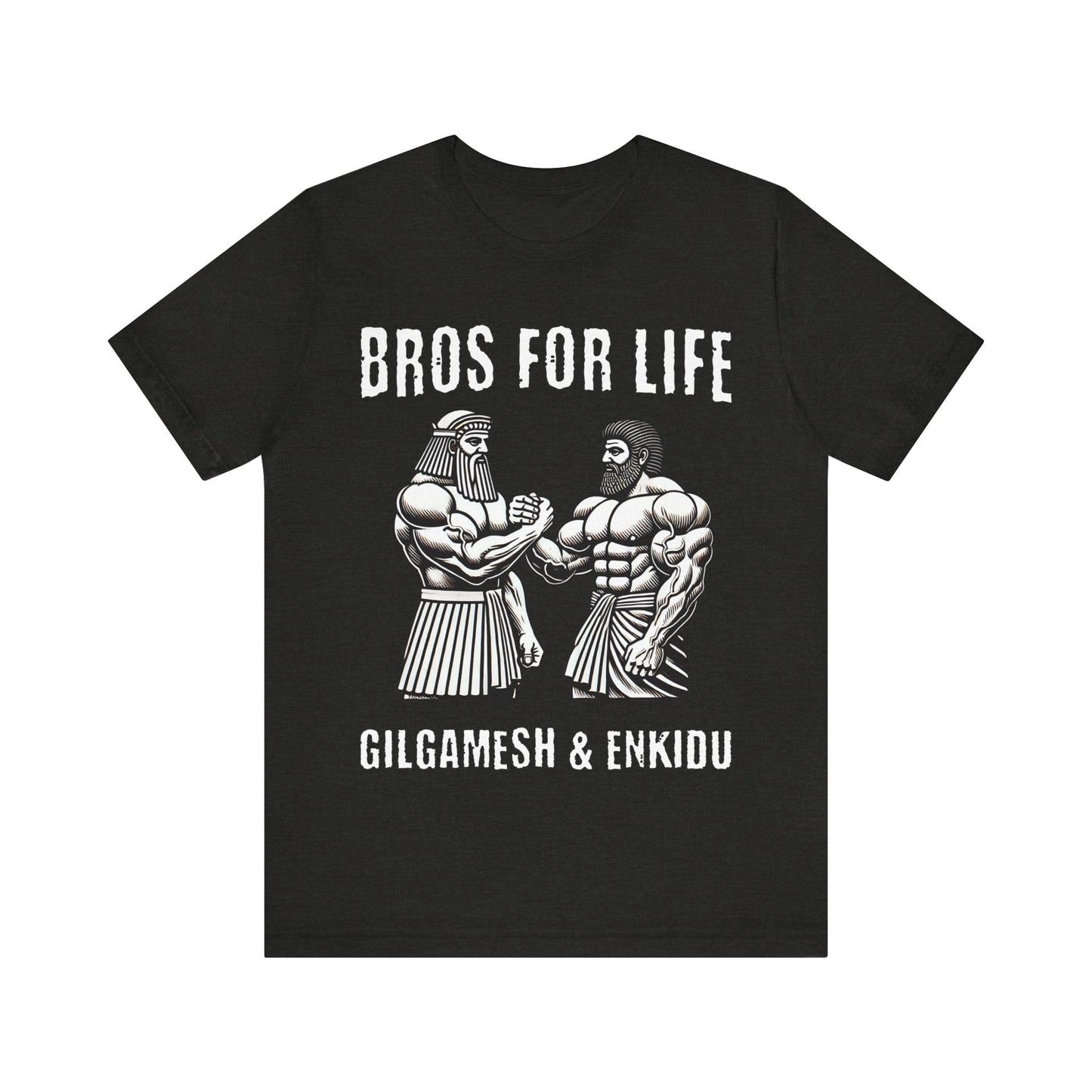 Gilgamesh and Enkidu Bros For Life - Funny Ancient History T-Shirt