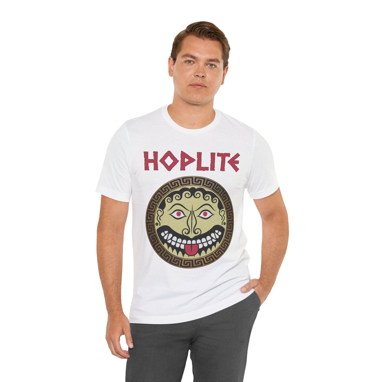 Greek Hoplite Gorgon Shield T-Shirt