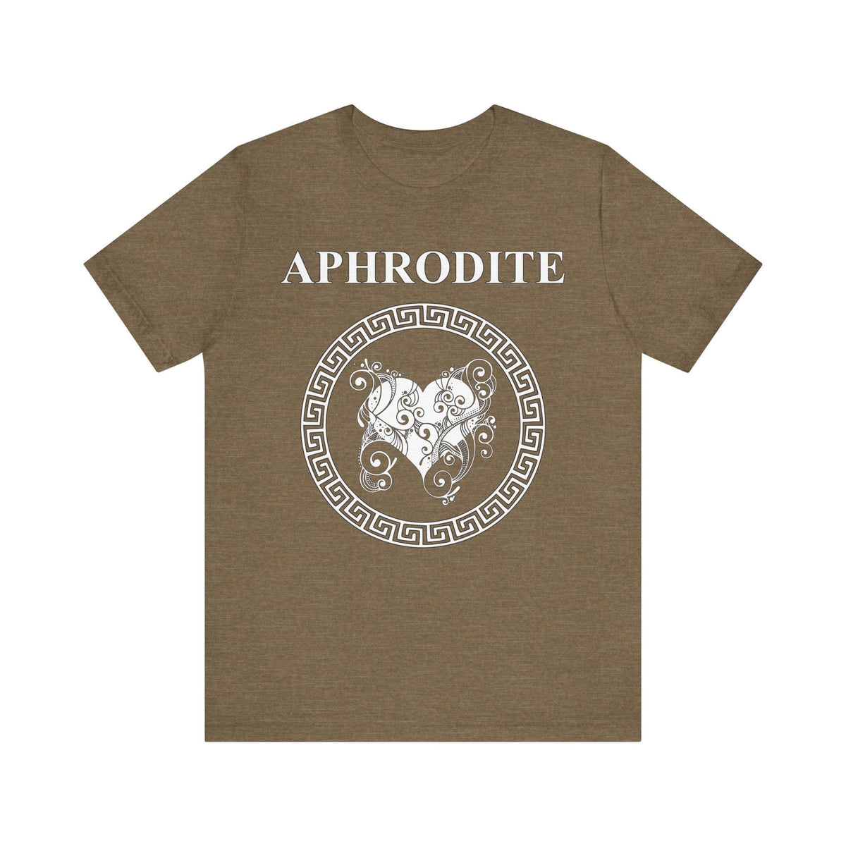 Heather Olive / S Aphrodite Greek Goddess of Beauty T-shirt